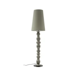Lucande gulvlampe Lyndorin, grøn, keramik, 150 cm
