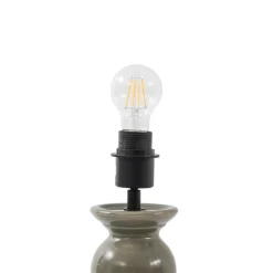 Lucande gulvlampe Lyndorin, grøn, keramik, 150 cm
