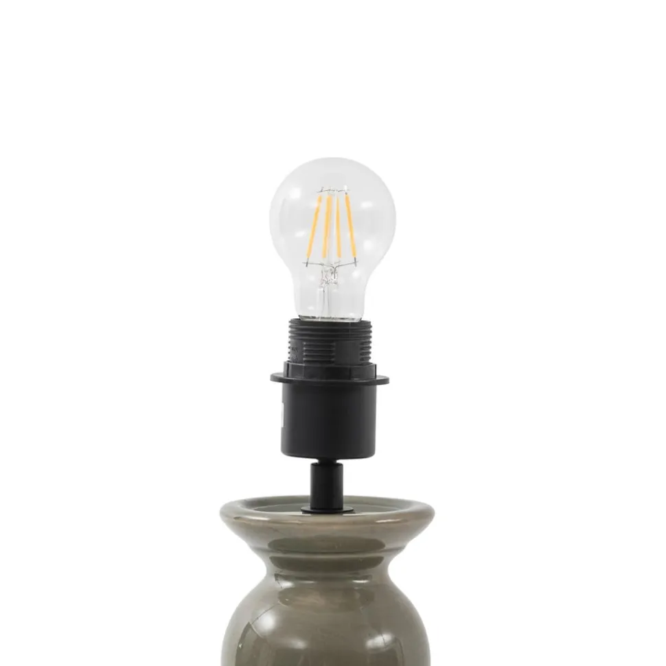 Lucande gulvlampe Lyndorin, grøn, keramik, 150 cm