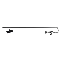 Lucande gulvlampe Lysias, sort, metal, højde 143,2 cm