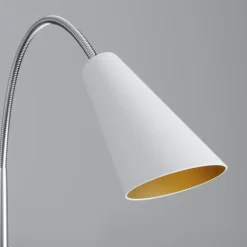 Lucande gulvlampe Medira, hvid, 2 lyskilder, justerbar, GU10