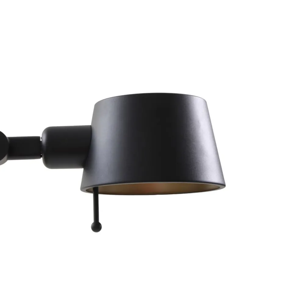 Lucande gulvlampe Silka, højde 173 cm, sort, metal