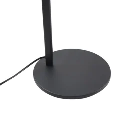 Lucande gulvlampe Silka, højde 173 cm, sort, metal