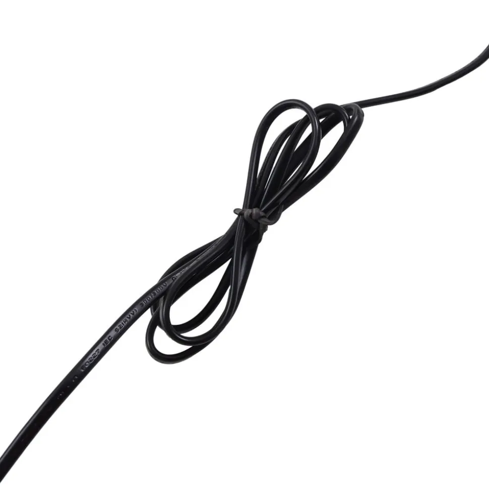 Lucande gulvlampe Silka, højde 173 cm, sort, metal