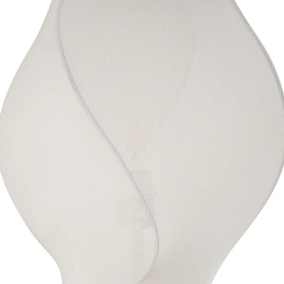Lucande gulvlampe Tovina, tekstil, hvid, højde 165 cm