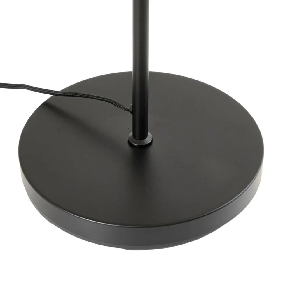 Lucande gulvlampe Tovina, tekstil, hvid, højde 165 cm