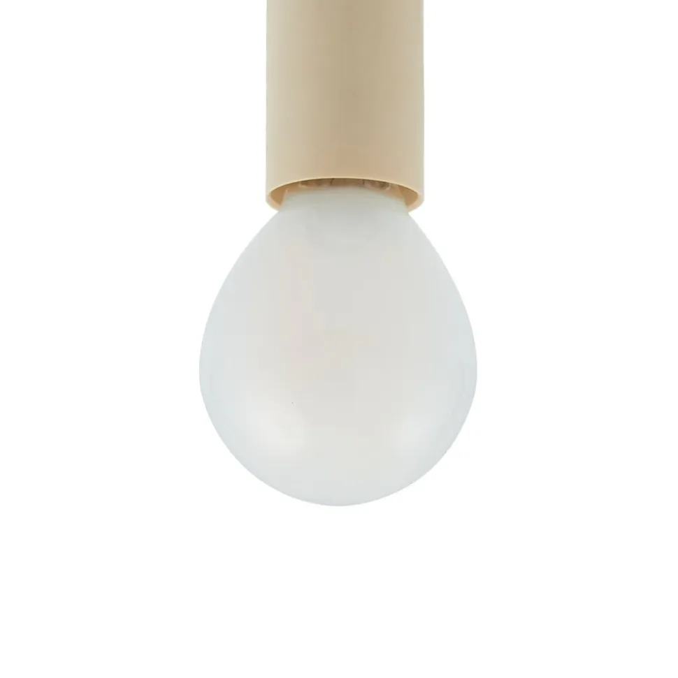 Lucande hængelampe Bidolo, kromfarvet, glas, Ø 15 cm, IP44