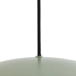 Lucande hængelampe Malisa, grøn, 3 lyskilder, metal, længde 90 cm
