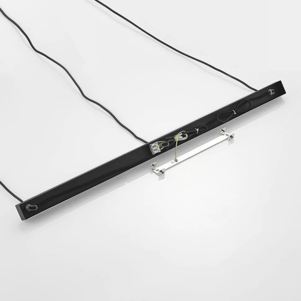 Lucande hængelampe Wilja, rav, glas, 111 cm, 3 lyskilder, E27