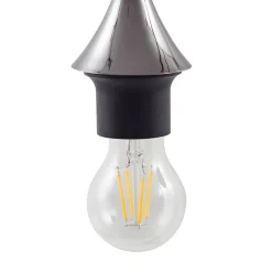 Lucande Jarven hængelampe, 3 lyskilder, sort, glas
