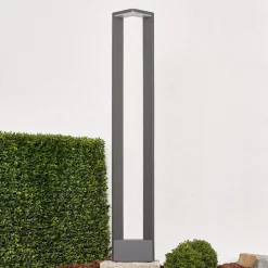 Lucande Jeny LED-vejlampe, 100 cm, antracit, aluminium