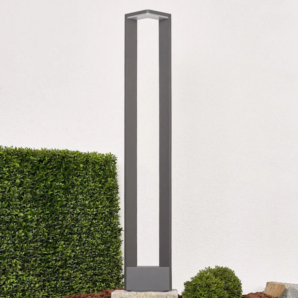 Lucande Jeny LED-vejlampe, 100 cm, antracit, aluminium
