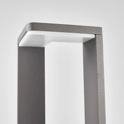Lucande Jeny LED-vejlampe, 100 cm, antracit, aluminium