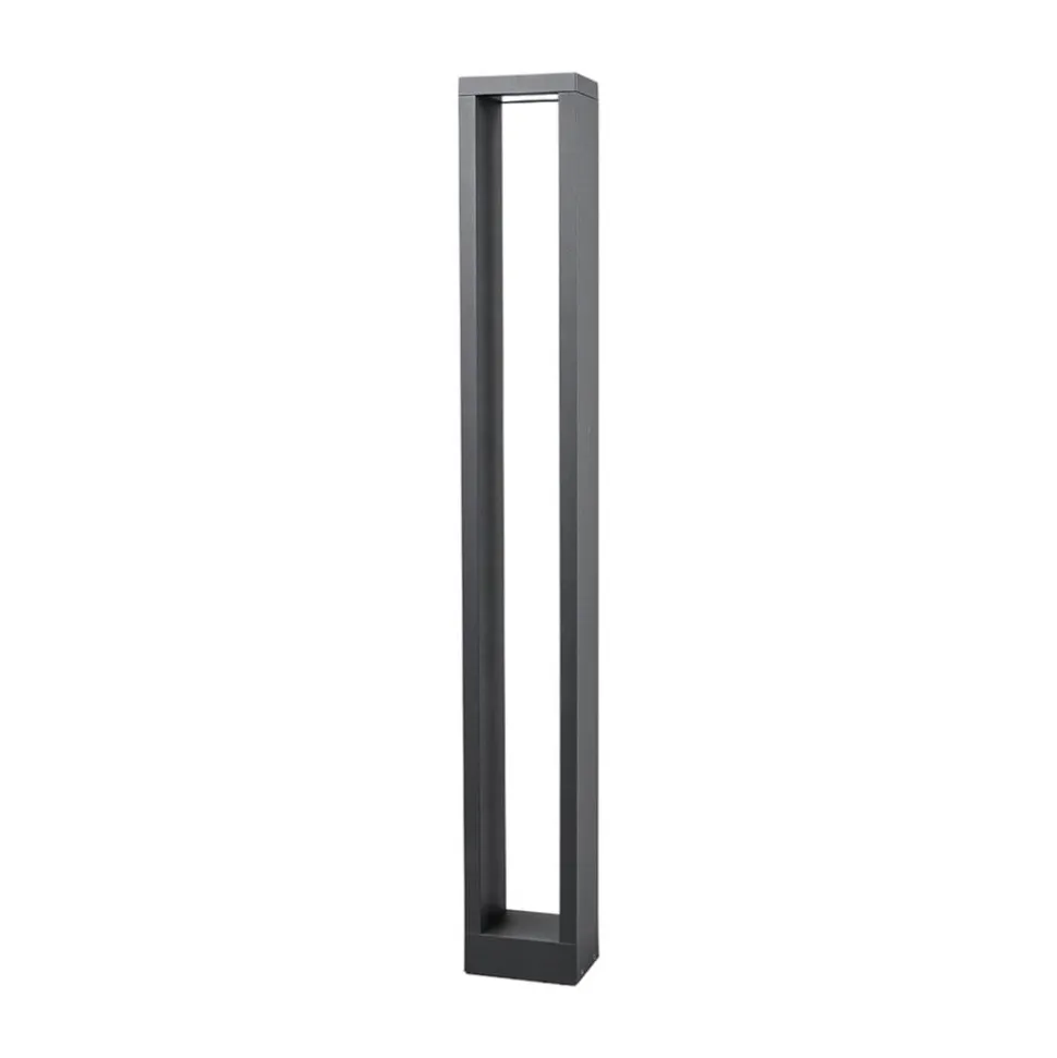Lucande Jupp LED-vejlampe, 90 cm, antracit, metal, IP54