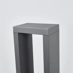Lucande Jupp LED-vejlampe, sæt med 4, 90 cm, antracit, IP54