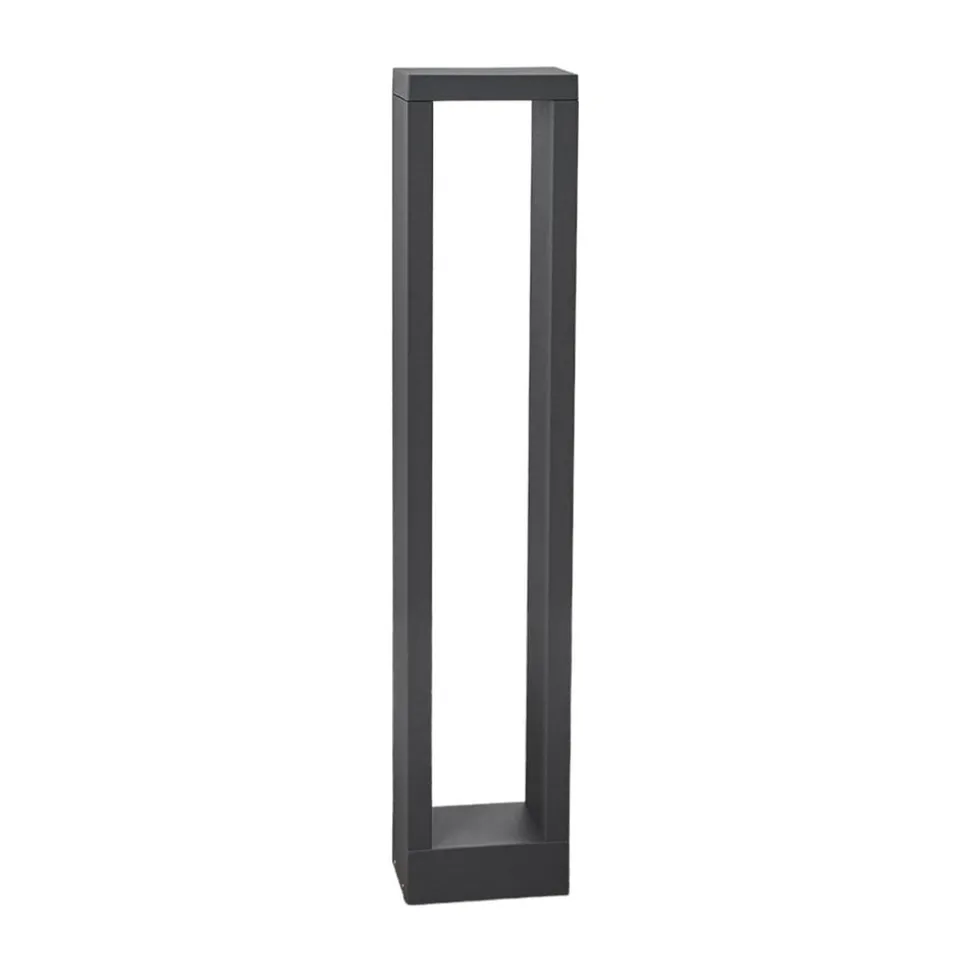 Lucande Jupp LED-vejlampe, sæt med 4, 60 cm, antracit, IP54