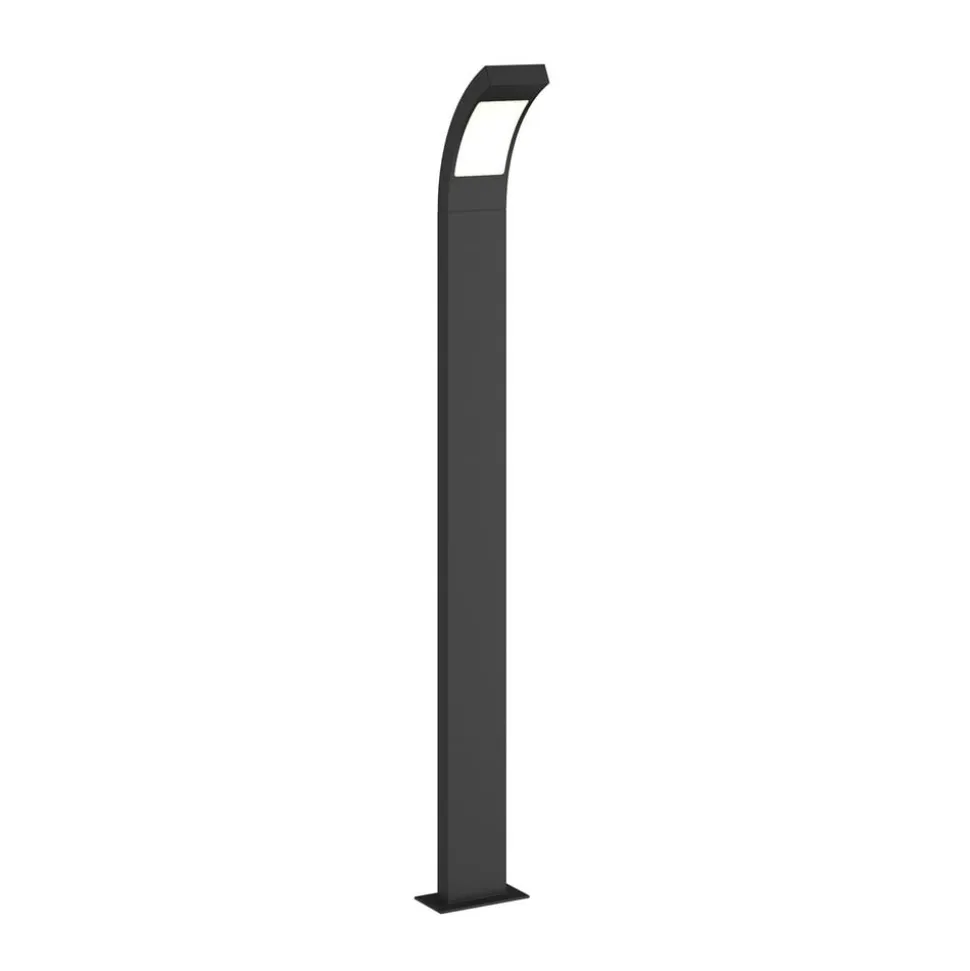 Lucande Juvia LED-vejlampe, 100 cm, antracit, metal, IP54