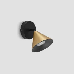 Lucande Kartio loftlampe 1 lysk., drejelig messing