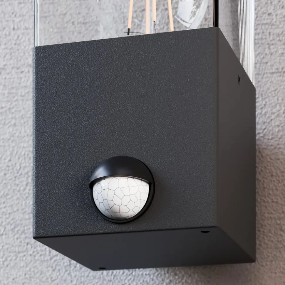 Lucande Keke udendørs væglampe med sensor
