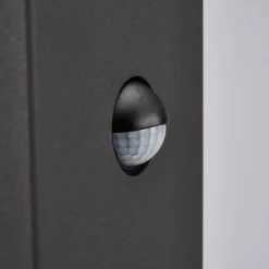 Lucande Kiran sokkellampe, 60 cm, sensor, grå, IP44, E27