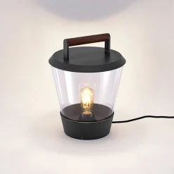 Lucande Larkyn bordlampe, udendørs dekoration