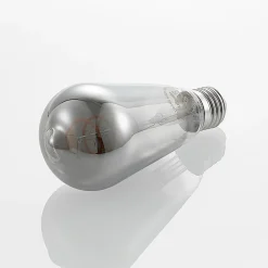 Lucande LED E27 ST64 4W 1.800K dæmpes, titan 5 stk