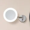 Lucande LED kosmetikspejl Fyria, krom, stål, CCT