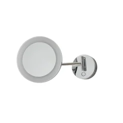 Lucande LED kosmetikspejl Fyria, krom, stål, CCT