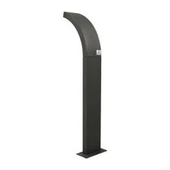 Lucande LED pullert Juvia, 60 cm, antracit, IP54