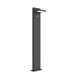 Lucande LED pullert Silvan, 100 cm, sensor, antracit