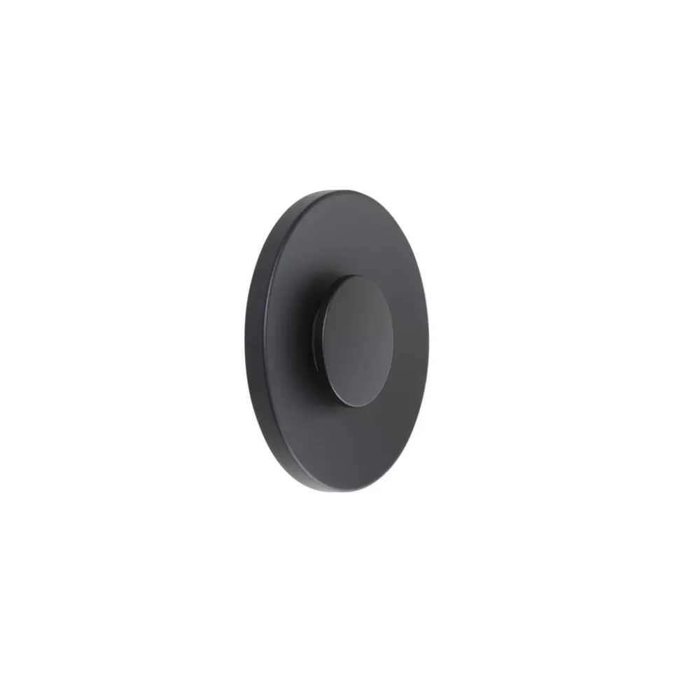 Lucande LED udendørs væglampe Kayana, sort, aluminium, 24 cm