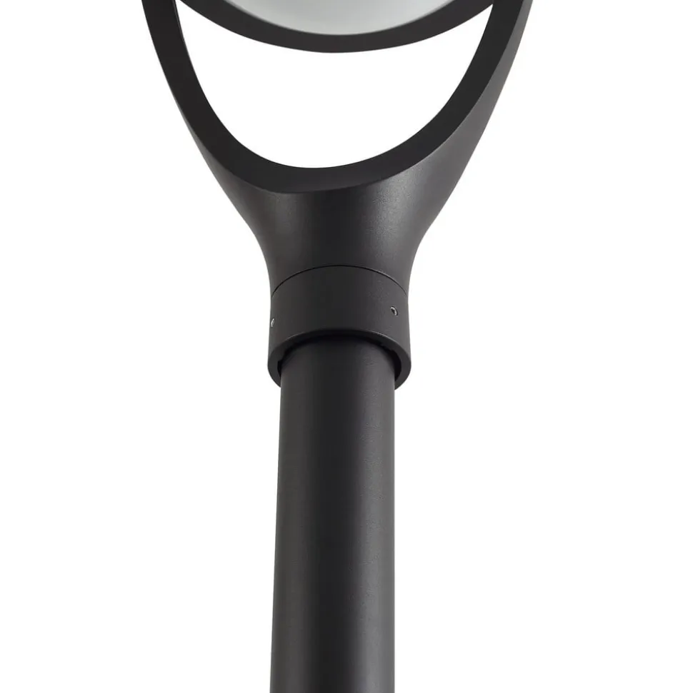 Lucande LED udendørslampe Filor, sort, aluminium, 250 cm