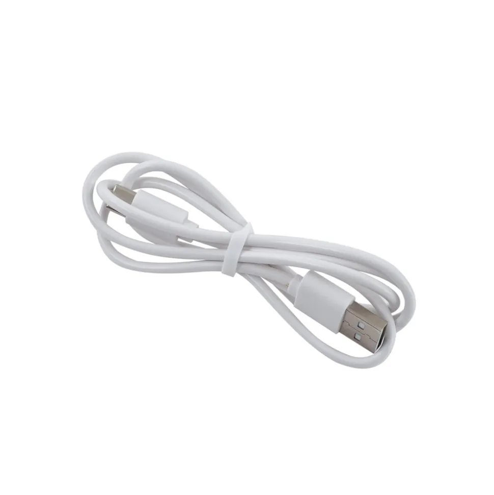 Lucande LED-batteridrevet bordlampe Katrin Palme, beige, glas