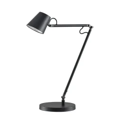 Lucande LED-bordlampe Tarris, højde 46 cm, sort