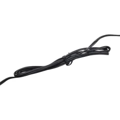 Lucande LED-buelampe Boga, sort, metal, dæmpbar