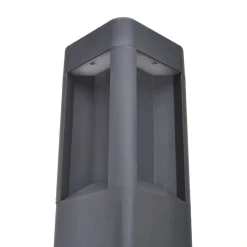Lucande LED-gadelampe Annika, antracit, metal, 80 cm