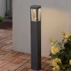 Lucande LED-gadelampe Bernd, 60 cm, antracit, aluminium