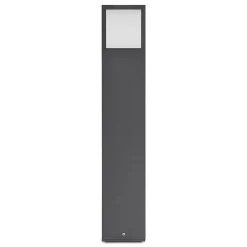 Lucande LED-gadelampe Dewari, 65 cm, mørkegrå, IP54