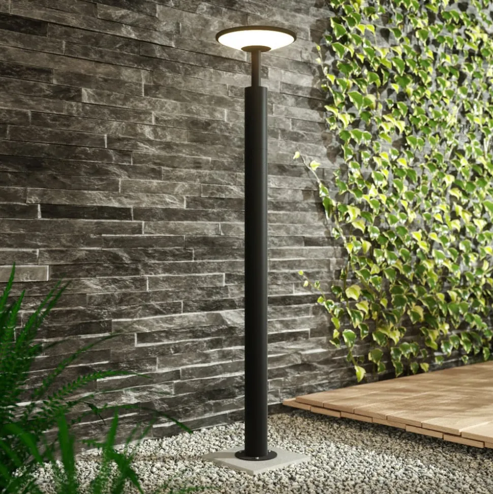 Lucande LED-gadelampe Fenia, 100 cm, antracit, IP65