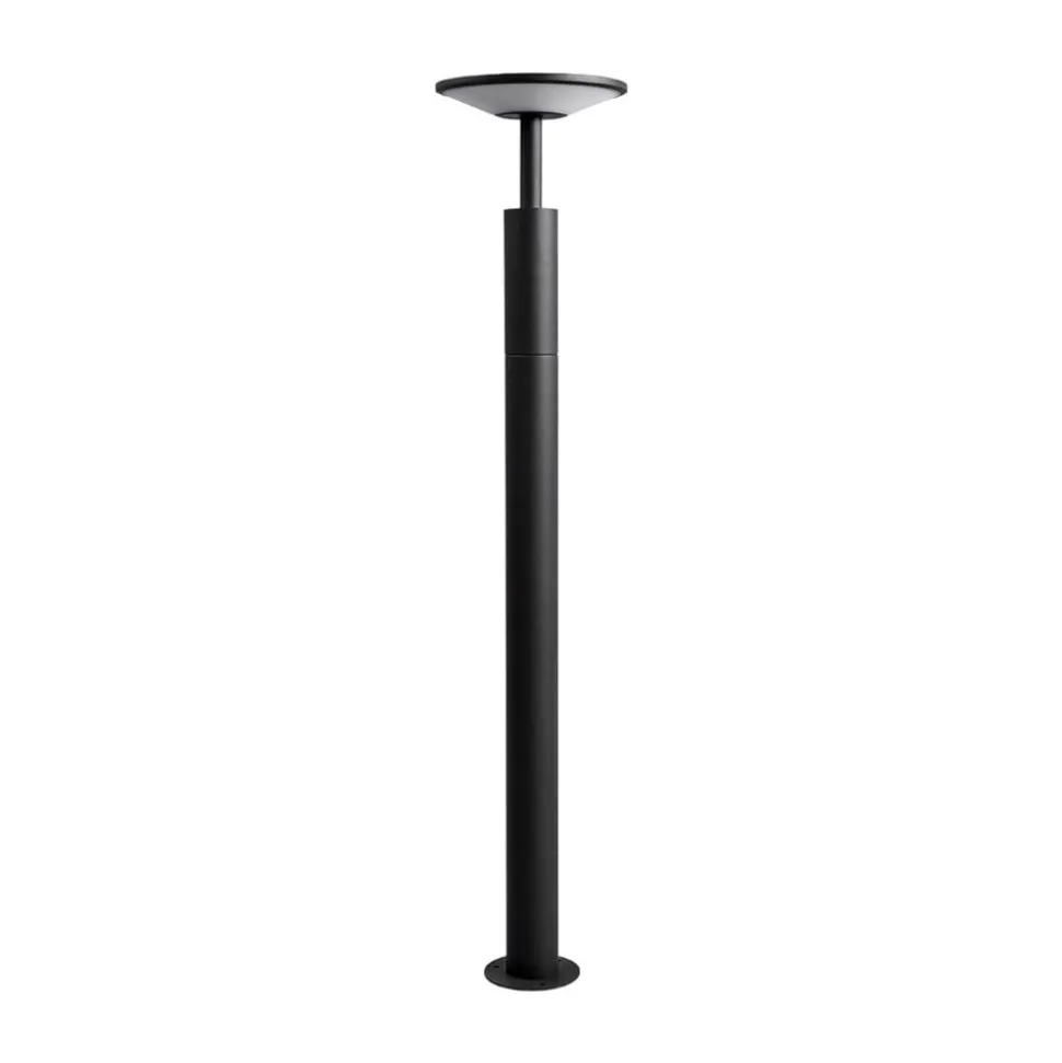 Lucande LED-gadelampe Fenia, 100 cm, antracit, IP65