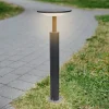 Lucande LED-gadelampe Fenia, 60 cm, antracit, IP65