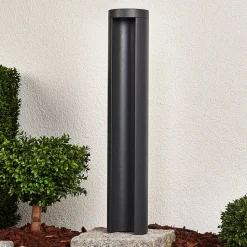 Lucande LED-gadelampe Jaron, 65 cm, antracit, IP54