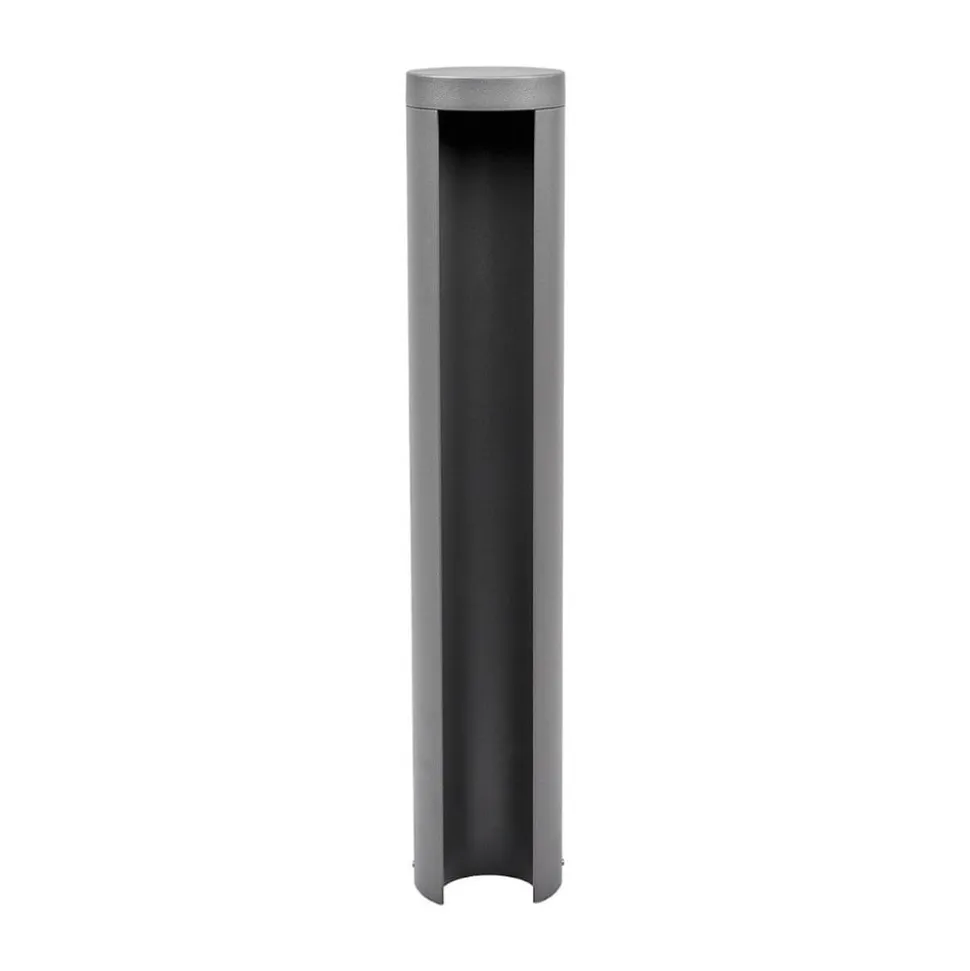 Lucande LED-gadelampe Jaron, 65 cm, antracit, IP54