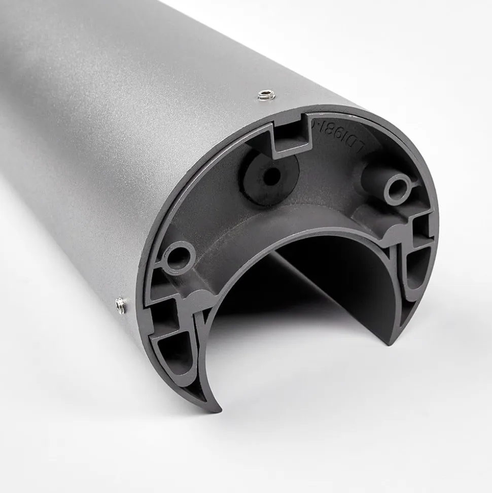 Lucande LED-gadelampe Jaron, 65 cm, antracit, IP54