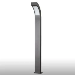 Lucande LED-gadelampe Lennik, 100 cm, antracit, metal