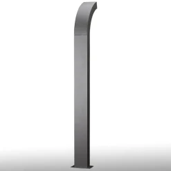 Lucande LED-gadelampe Lennik, 100 cm, antracit, metal