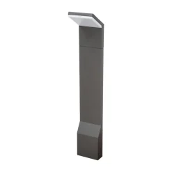 Lucande LED-gadelampe Nevio, 60 cm, antracit, metal