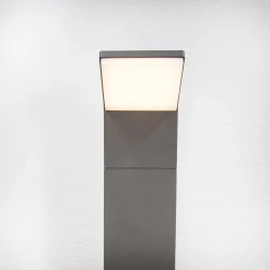 Lucande LED-gadelampe Nevio, 60 cm, antracit, metal