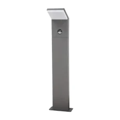 Lucande LED-gadelampe Nevio, sensor, 60 cm, antracit