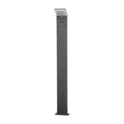 Lucande LED-gadelampe Nevio, sensor, 100 cm, antracit